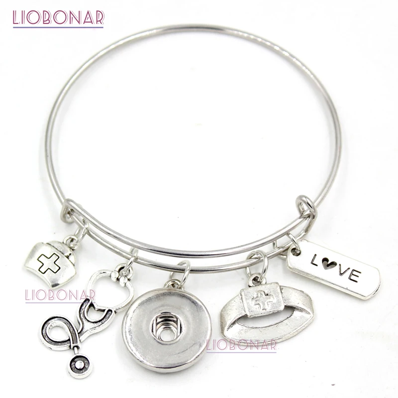 10PCS Wholesale Snap Button Bracelet Nurse Charm Bangle Adjustable Expandable Nurse Bracelets Jewelry for Nurse Gifts
10PCS Wholesale Snap Button Bracelet Nurse Charm Bangle Adjustable Expandable Nurse Bracelets Jewelry for Nurse Gifts