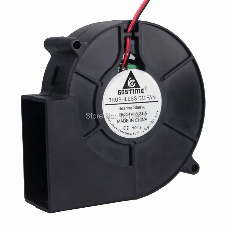 20 Pieces lot Gdstime DC Turbo Centrifugal Fan Blower 24V 2Pin 9cm 9733 97mm x 33mm
20 Pieces lot Gdstime DC Turbo Centrifugal Fan Blower 24V 2Pin 9cm 9733 97mm x 33mm