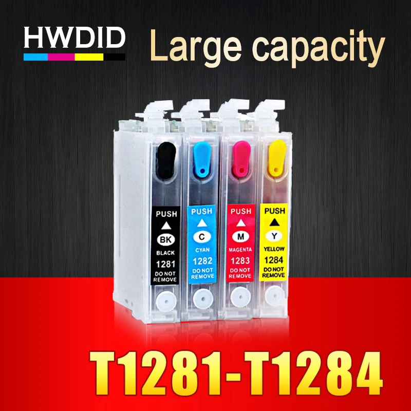 HWDID T1281 T1282 T1283 T1284 Ink Cartridge Compatible for EPSON stylus S22 SX130 SX125 SX235W SX435W SX425W BX305F BX305FW
HWDID T1281 T1282 T1283 T1284 Ink Cartridge Compatible for EPSON stylus S22 SX130 SX125 SX235W SX435W SX425W BX305F BX305FW