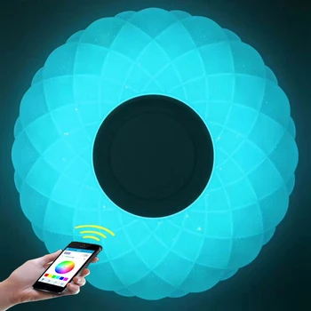 Latest RGB APP LED Ceiling Light Flush Mount 24W Music Ceiling Lamp with Bluetooth Speaker luminaria plafonnier Deckenleuchte
Latest RGB APP LED Ceiling Light Flush Mount 24W Music Ceiling Lamp with Bluetooth Speaker luminaria plafonnier Deckenleuchte