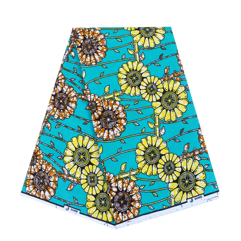 New Africa Ankara Prints Wax Fabric Real Dutch New Hollandais Wax 100% Cotton Top Quality Sewing Material for Party Dress 6yards
New Africa Ankara Prints Wax Fabric Real Dutch New Hollandais Wax 100% Cotton Top Quality Sewing Material for Party Dress 6yards