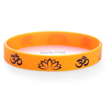 100pcs Hindu Om Aum Orange wristband silicone bracelets free shipping by epacket A
100pcs Hindu Om Aum Orange wristband silicone bracelets free shipping by epacket A