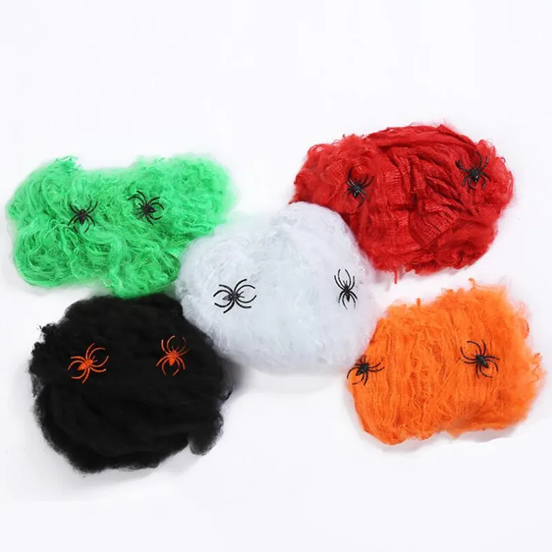 2019 Colorful Stretchy Cobweb Spider Web Scary Scene Arranged Props Horror Bar Haunted House Halloween Party Decoration
2019 Colorful Stretchy Cobweb Spider Web Scary Scene Arranged Props Horror Bar Haunted House Halloween Party Decoration