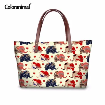 Coloranimal Elephant Printed Large Tote Women Casual Handbags Daily Use Female Single Shoulder Bags Ladies Travel Shopping Bags
Coloranimal Elephant Printed Large Tote Women Casual Handbags Daily Use Female Single Shoulder Bags Ladies Travel Shopping Bags