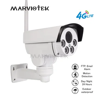 PTZ 1080P HD Bullet Camera Wireless 960P 3G 4G SIM Card IP Camera Outdoo IR 50M 4XZoom Pan Tilt Surveillance Mini Camera Outdoor
PTZ 1080P HD Bullet Camera Wireless 960P 3G 4G SIM Card IP Camera Outdoo IR 50M 4XZoom Pan Tilt Surveillance Mini Camera Outdoor