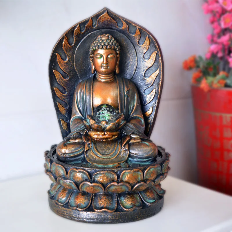 Southeast Asian style Guanyin Buddha statue Buddha water fountain decoration Feng Shui lucky decoration lotus transfer beads
Southeast Asian style Guanyin Buddha statue Buddha water fountain decoration Feng Shui lucky decoration lotus transfer beads