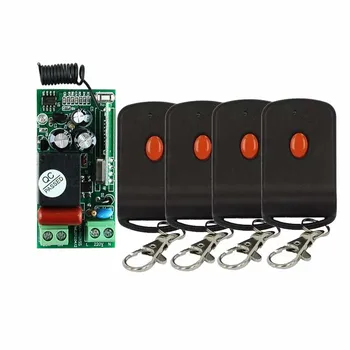 AC 220V 1CH 10A Wireless Remote Control Switch System Receiver With 2/4PCS 1 Keys Remote Control For Appliances
AC 220V 1CH 10A Wireless Remote Control Switch System Receiver With 2/4PCS 1 Keys Remote Control For Appliances