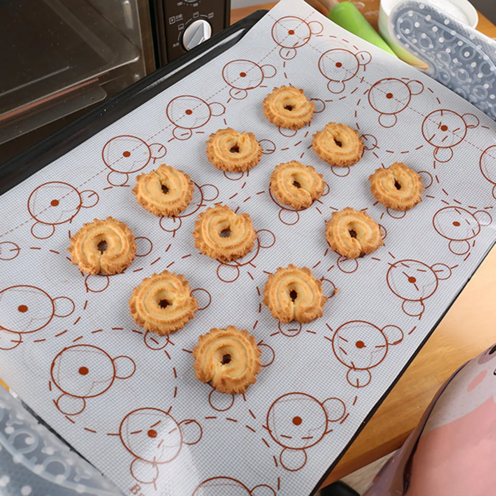 Macaron No-Stick Silicone Baking Mat Fondant Bakeware Oven Pad Baking Tools for Cakes Pastry Tools Sheet Doughnut Cookie Mats
Macaron No-Stick Silicone Baking Mat Fondant Bakeware Oven Pad Baking Tools for Cakes Pastry Tools Sheet Doughnut Cookie Mats