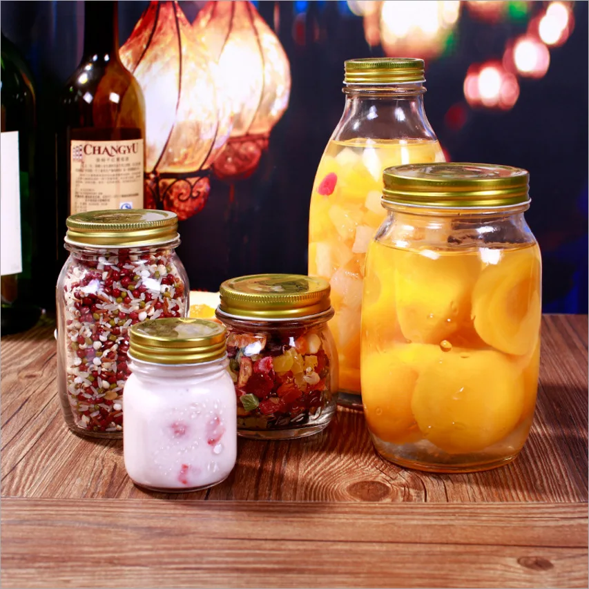 Square round glass sealed storage containers jam honey bottle glass with word mason jar kitchen storage box
Square round glass sealed storage containers jam honey bottle glass with word mason jar kitchen storage box