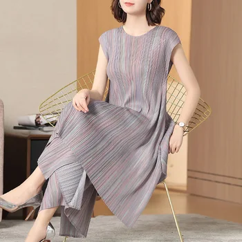 Female Solid Color Pants Suit For Women Loose Casual Two Piece Set O-neck Sleeveless Top Wide Leg Pants Suit XL-01
Female Solid Color Pants Suit For Women Loose Casual Two Piece Set O-neck Sleeveless Top Wide Leg Pants Suit XL-01