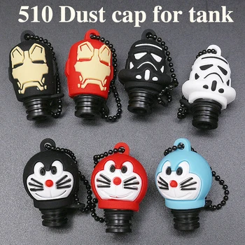 10pcs Universal 510 POM Drip Tip Silicone Cap Doraemon Iron Man Star Wars Stype dust cap Drip Tip For 510 tfv8 baby ego aio 510
10pcs Universal 510 POM Drip Tip Silicone Cap Doraemon Iron Man Star Wars Stype dust cap Drip Tip For 510 tfv8 baby ego aio 510