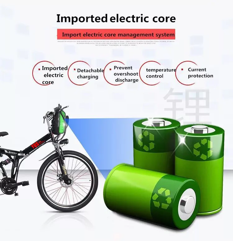 Excellent YQS Electric Bike  500W 110KM 21 Speed  battery ebike electric 26" Off road electric bicycle bicicleta 5
