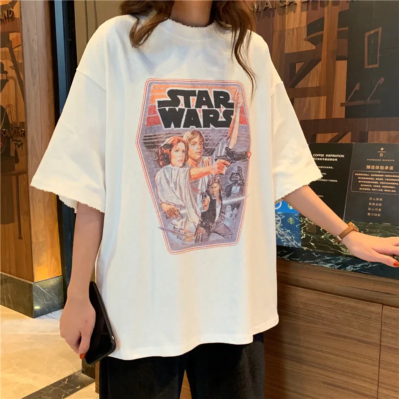 Loose Casual Chic Retro Short Sleeve T-shirt Women's Tshirts Kawaii Girl Vintage Female Ulzzang Harajuku Tunic For Women
Loose Casual Chic Retro Short Sleeve T-shirt Women's Tshirts Kawaii Girl Vintage Female Ulzzang Harajuku Tunic For Women