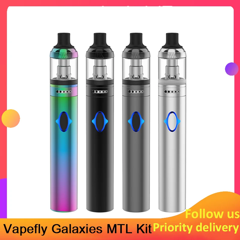 

New Vapefly Galaxies MTL Kit 1400mah battery with 1.8ml capacity tank fit mesh coil Vaporizer E-Cigarette Kit