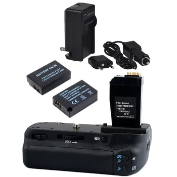 Battery Grip For Canon EOS 750D 760D Rebel T6i T6s Kiss X8i as BG-E18H camera + 2 x LP-17 battery + Wall/car Charger + EU plug
Battery Grip For Canon EOS 750D 760D Rebel T6i T6s Kiss X8i as BG-E18H camera + 2 x LP-17 battery + Wall/car Charger + EU plug
