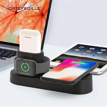 Yiwa 4 in 1 Qi Wireless Charger Fast Charging Dock for Apple Watch AirPods iPhone XS Max XR Samsung S9 S9+ Battery Charger
Yiwa 4 in 1 Qi Wireless Charger Fast Charging Dock for Apple Watch AirPods iPhone XS Max XR Samsung S9 S9+ Battery Charger