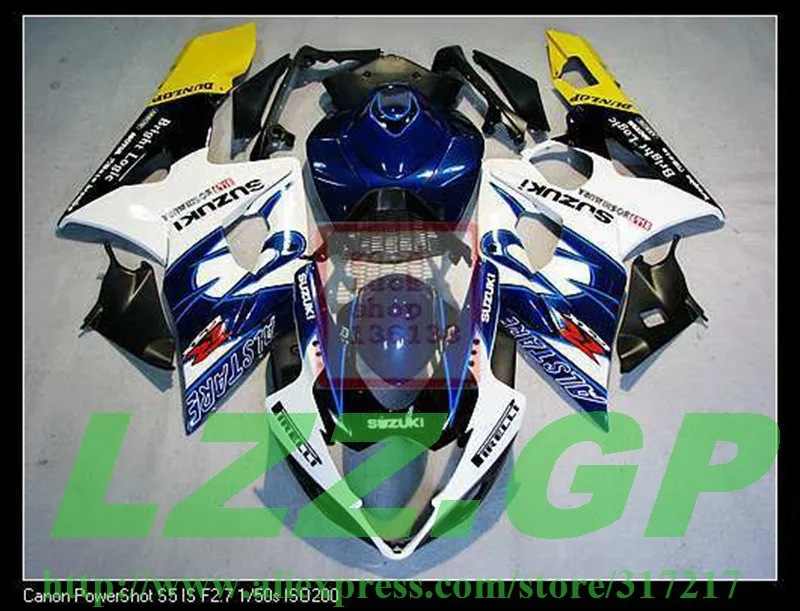 Injection Blue/White H4367 Full Fairing Kit For SUZUKI GSX-R1000 K5 05-06 GSXR1000 GSX R1000 GSXR 1000 K5 05 06 2005 2006 Fairi
Injection Blue/White H4367 Full Fairing Kit For SUZUKI GSX-R1000 K5 05-06 GSXR1000 GSX R1000 GSXR 1000 K5 05 06 2005 2006 Fairi