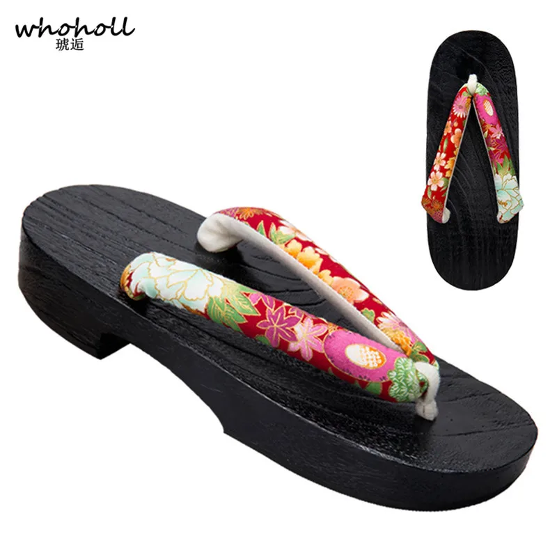 WHOHOLL Traditional Japanese Geta Clogs Summer Slipper Women Flip Flops for Female Paulownia Wooden Shoes Cosplay Costumes Shoes
WHOHOLL Traditional Japanese Geta Clogs Summer Slipper Women Flip Flops for Female Paulownia Wooden Shoes Cosplay Costumes Shoes