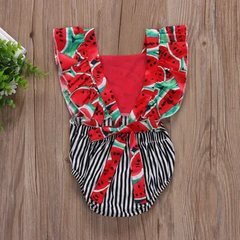 2017 Summer Baby Girl Romper Clothing Cotton Short Sleeve Watermelon Print Clothes Outfit 0-2 Years
2017 Summer Baby Girl Romper Clothing Cotton Short Sleeve Watermelon Print Clothes Outfit 0-2 Years