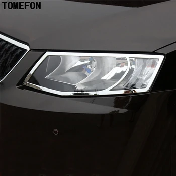 TOMEFON For Skoda Octavia A7 Headlights Cover Chrome Styling Body Decoration Products Exterior Car-styling Accessory Part 15-17
TOMEFON For Skoda Octavia A7 Headlights Cover Chrome Styling Body Decoration Products Exterior Car-styling Accessory Part 15-17