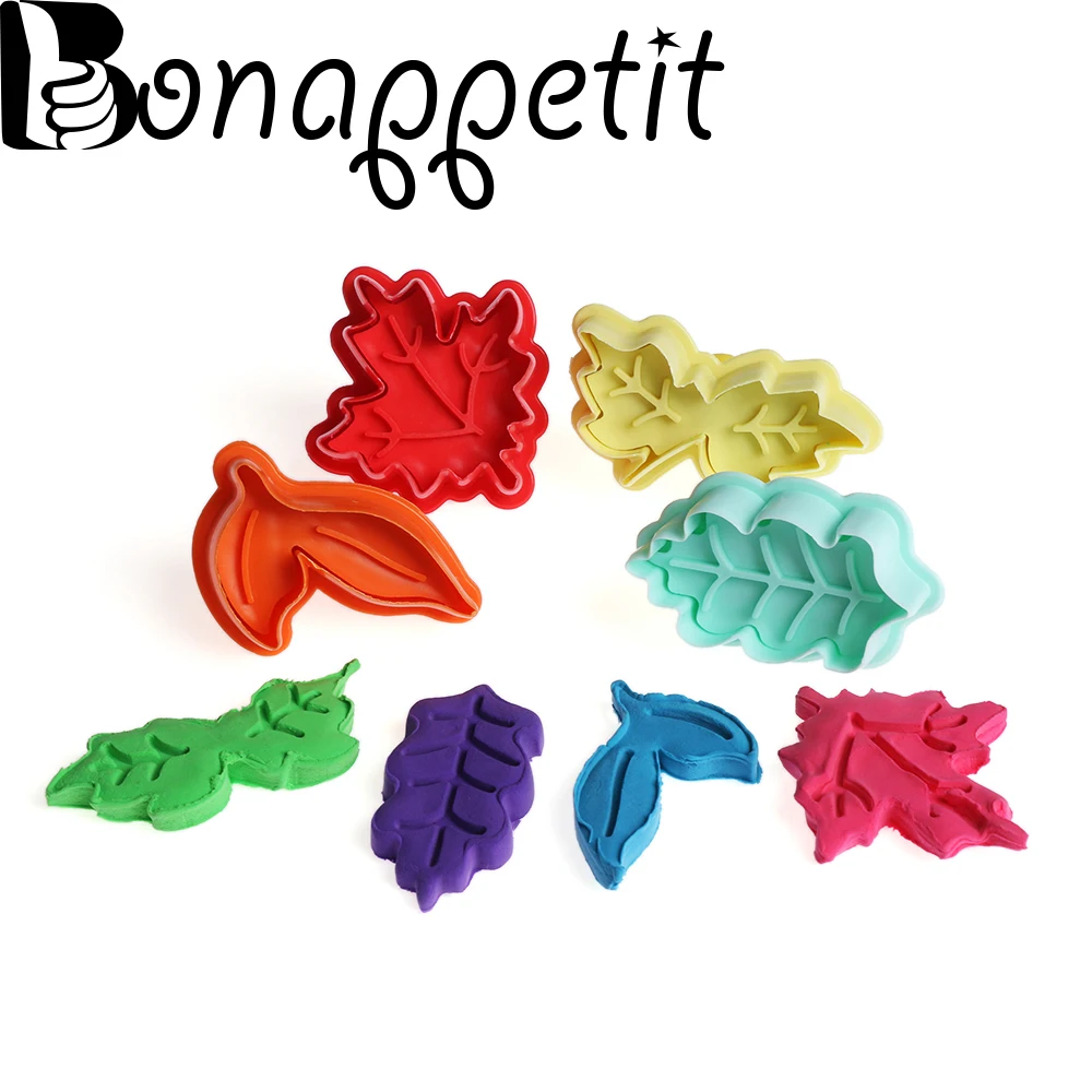 4PCS/Set 3D Leaves Press Mould Baking Fondant Pie Crust Cutters Cookie Cutter Biscuit Mold Plunger Pastry Decorating Random
4PCS/Set 3D Leaves Press Mould Baking Fondant Pie Crust Cutters Cookie Cutter Biscuit Mold Plunger Pastry Decorating Random