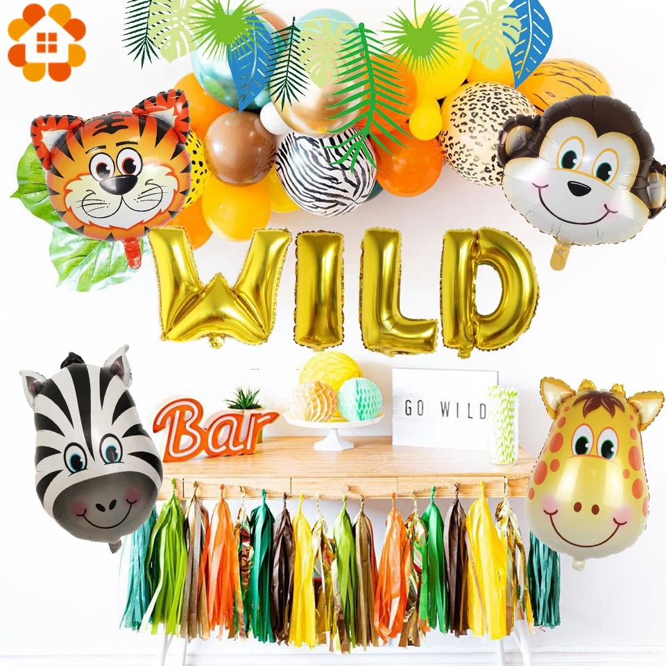 1Set Cute Wild One Animal Theme Figure Balloons Happy Birthday Banner For Jungle Party Baby Shower Birthday Safari Party Supply
1Set Cute Wild One Animal Theme Figure Balloons Happy Birthday Banner For Jungle Party Baby Shower Birthday Safari Party Supply