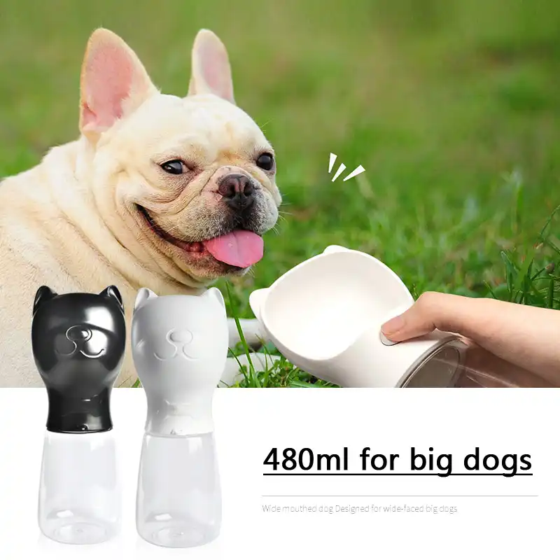480 Ml Portable Pet Botol Air Untuk Anjing French Bulldog Pug