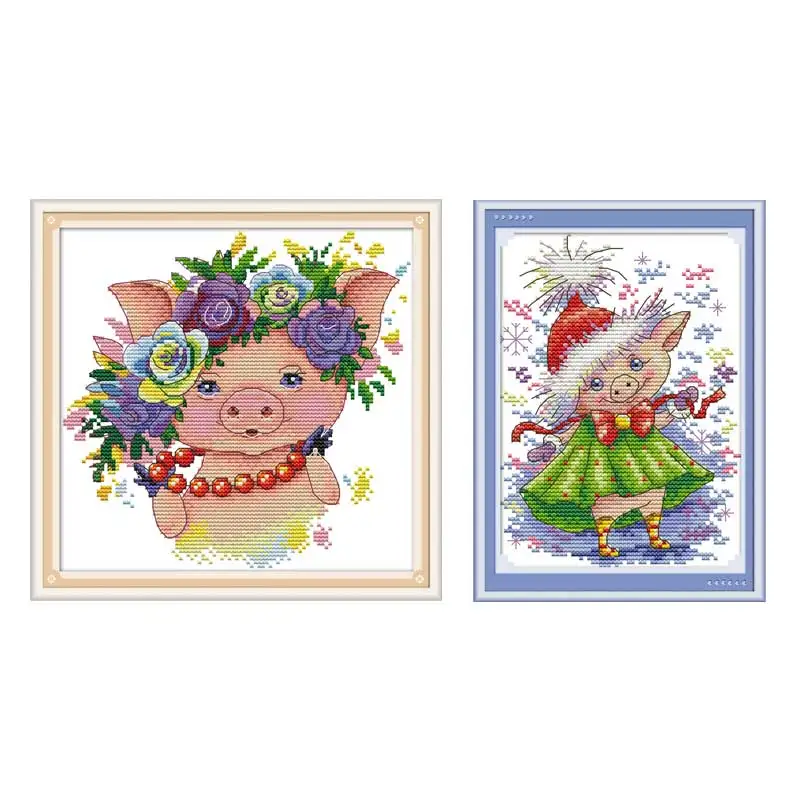 Pretty pig painting counted printed on the canvas DMC 11CT 14CT DIY kit Cross Stitch embroidery needlework Sets home decor
Pretty pig painting counted printed on the canvas DMC 11CT 14CT DIY kit Cross Stitch embroidery needlework Sets home decor