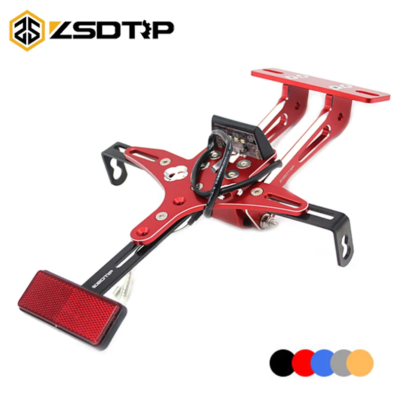 ZSDTRP Motorcycle License Plate Bracket Holder CNCAluminium LED Light For Suzuki GSXR 600 750 1000 Honda CBR 250R 600RR 1000RR
ZSDTRP Motorcycle License Plate Bracket Holder CNCAluminium LED Light For Suzuki GSXR 600 750 1000 Honda CBR 250R 600RR 1000RR