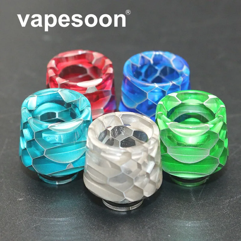 Original VapeSoon Cobra Snake Skin Resin 510 Drip Tip for IJust 2 TFV8 Baby TFV12 baby Prince Melo 3 mini Atomizer Tank
Original VapeSoon Cobra Snake Skin Resin 510 Drip Tip for IJust 2 TFV8 Baby TFV12 baby Prince Melo 3 mini Atomizer Tank