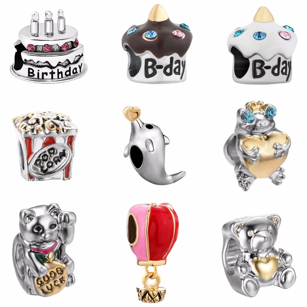 2018 new free shipping european 1pc silver birthday cake popcorn dolphin luck diy bead fit pandora charm bracelet F026
2018 new free shipping european 1pc silver birthday cake popcorn dolphin luck diy bead fit pandora charm bracelet F026