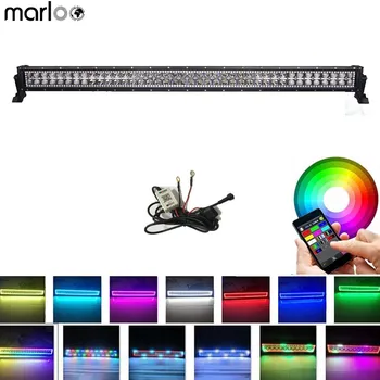 Marloo 240W 42 Inch RGB Led Work Light Bar APP Bluetooth Control Strobe Multicolor for Offroad Vehicle Jeep Boat Driving Cars
Marloo 240W 42 Inch RGB Led Work Light Bar APP Bluetooth Control Strobe Multicolor for Offroad Vehicle Jeep Boat Driving Cars