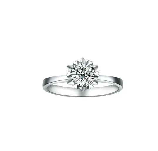 Wholesale certificate 1 carat moissanite engagement rings for women 18K white gold moissanite snowflake natural Moissanite Xmas
Wholesale certificate 1 carat moissanite engagement rings for women 18K white gold moissanite snowflake natural Moissanite Xmas