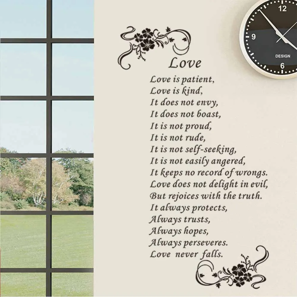 Warm LOVE Flora home decal wall sticker /party decor wedding decoration mural art /adesivo de parede gift for wedding ZY8485
Warm LOVE Flora home decal wall sticker /party decor wedding decoration mural art /adesivo de parede gift for wedding ZY8485