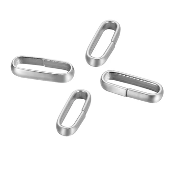 LASPERAL 100PCs Stainless Steel Claps For Jewelry Making Plain Wrap Cord Clasp DIY Jewelry Findings Silver Tone 10x1.8mm
LASPERAL 100PCs Stainless Steel Claps For Jewelry Making Plain Wrap Cord Clasp DIY Jewelry Findings Silver Tone 10x1.8mm