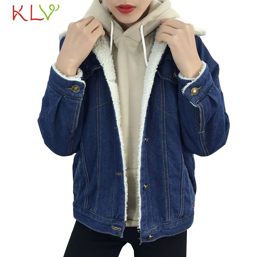 Women Denim Jacket Fleece Thick Warm Casual Jeans Jackets 2019 Winter Fall PlusSize Overcoat Casaco Feminino Coats For Girl 19Jl
Women Denim Jacket Fleece Thick Warm Casual Jeans Jackets 2019 Winter Fall PlusSize Overcoat Casaco Feminino Coats For Girl 19Jl