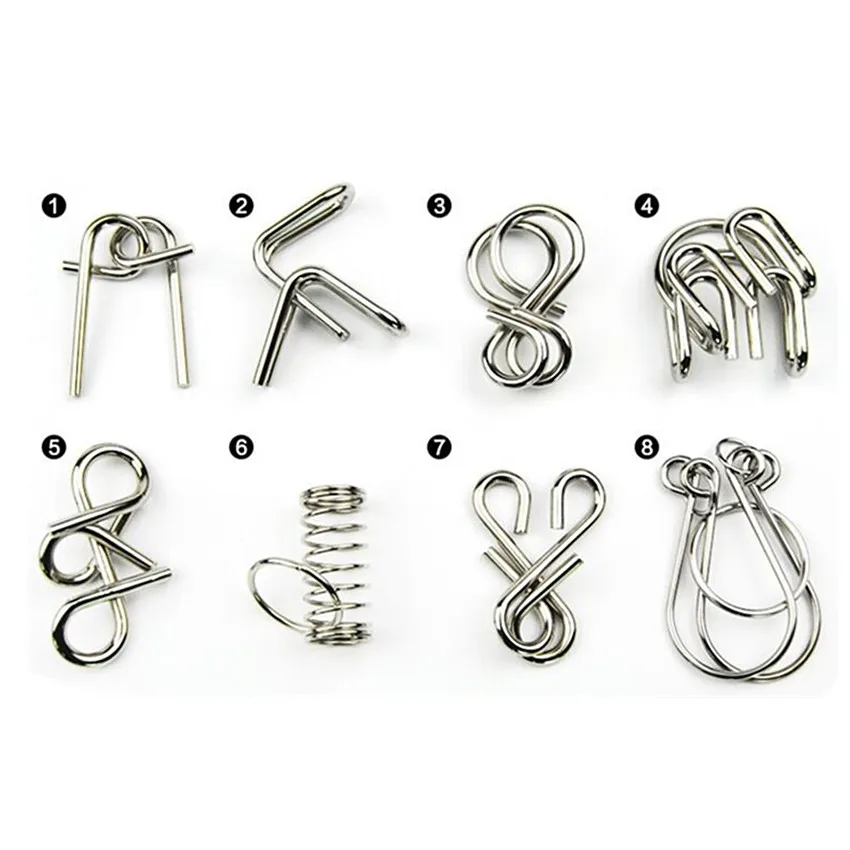 Metal puzzle Ring Solution Kids Toy Early Educational Toys Brain Teaser Series Of Nine Ring Solution IQ Game For Child Adult
Metal puzzle Ring Solution Kids Toy Early Educational Toys Brain Teaser Series Of Nine Ring Solution IQ Game For Child Adult