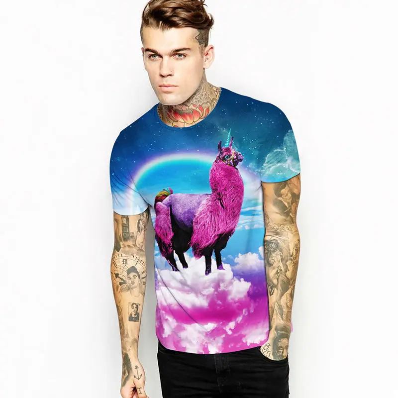 Customized Fashion Tshirt 3d Printed Rainbow Unicorn Cool T-shirt Novelty Tee Shirts Camisetas Plus Size 7XL O-neck Colorful
Customized Fashion Tshirt 3d Printed Rainbow Unicorn Cool T-shirt Novelty Tee Shirts Camisetas Plus Size 7XL O-neck Colorful