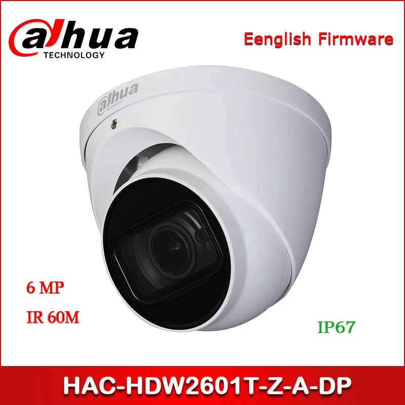 Dahua HAC-HDW2601T-Z-A-DP 6MP WDR HDCVI IR Eyeball Camera 2.7-13.5mm motorized lens Audio in built-in mic CCTV Camera
Dahua HAC-HDW2601T-Z-A-DP 6MP WDR HDCVI IR Eyeball Camera 2.7-13.5mm motorized lens Audio in built-in mic CCTV Camera