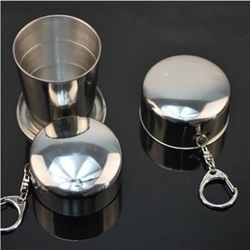 Free Shipping 2018 New Arrival 250ML Stainless Steel Collapsible Bottle Outdoor Travel Portable Folding Bot With Key Chain GuDPi
Free Shipping 2018 New Arrival 250ML Stainless Steel Collapsible Bottle Outdoor Travel Portable Folding Bot With Key Chain GuDPi