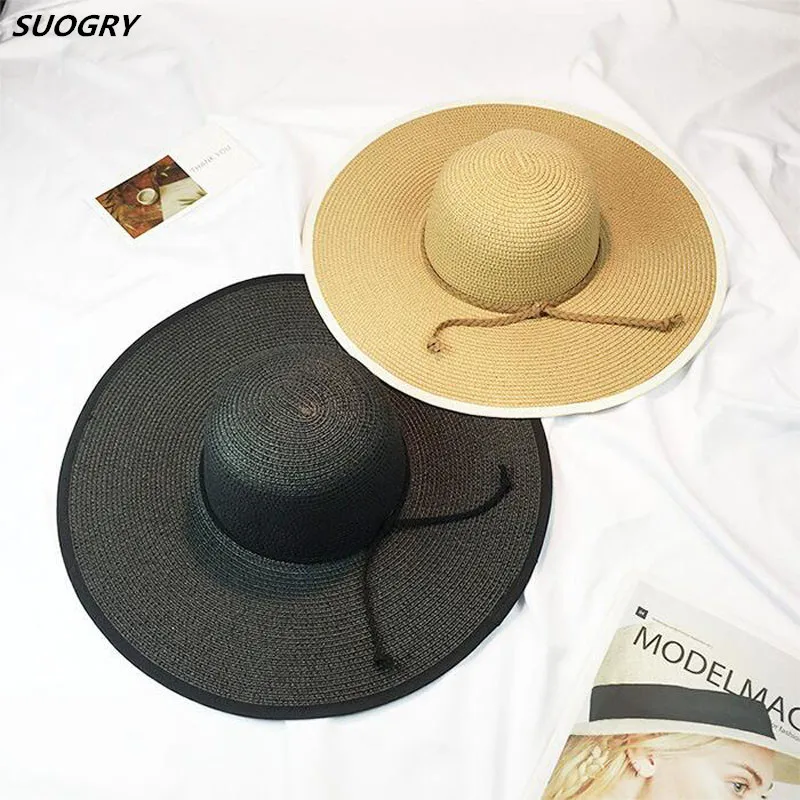 SUOGRY 2019 New Summer Beach Caps 5 Solid Colors Wide Brim Straw Hat Foldable Sun Hats for Women
SUOGRY 2019 New Summer Beach Caps 5 Solid Colors Wide Brim Straw Hat Foldable Sun Hats for Women