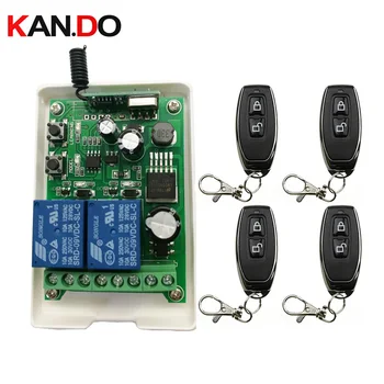 Universal Wireless Remote Control Switch DC12V 24V 36V 48V 2CH Relay Receiver Module and RF Transmitter Remote Controls
Universal Wireless Remote Control Switch DC12V 24V 36V 48V 2CH Relay Receiver Module and RF Transmitter Remote Controls