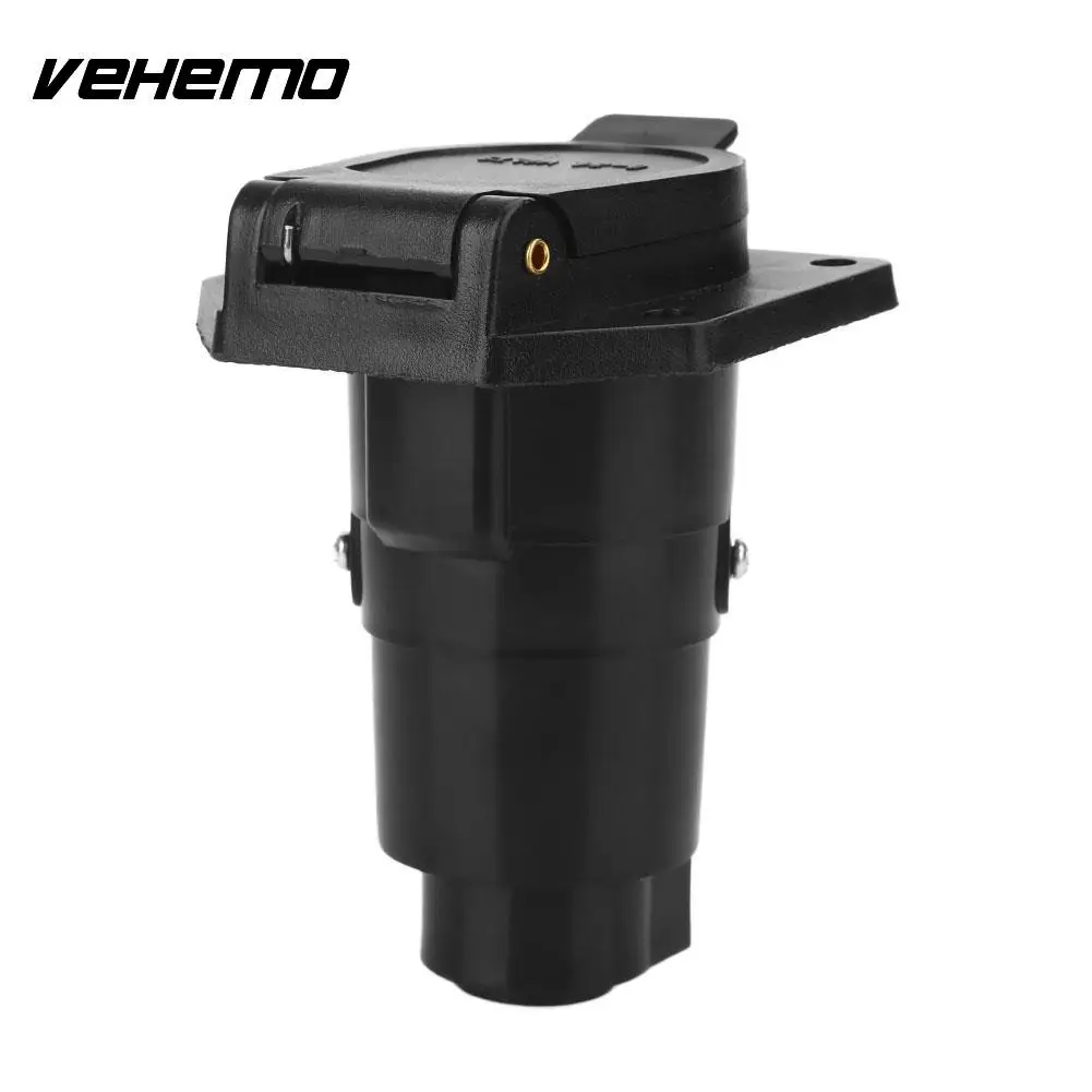 Vehemo 7 Way RV Trailer Male Female Plug Socket Connector Adapter Replacement 7Pin
Vehemo 7 Way RV Trailer Male Female Plug Socket Connector Adapter Replacement 7Pin