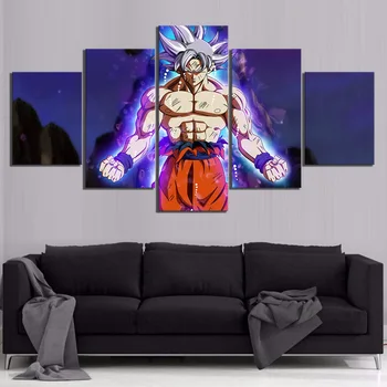 5 Piece Dragon Ball Super Cartoon Movie Poster Paintings Goku Mastered Ultra Instinct Pictures for Children Room Wall Decor
5 Piece Dragon Ball Super Cartoon Movie Poster Paintings Goku Mastered Ultra Instinct Pictures for Children Room Wall Decor