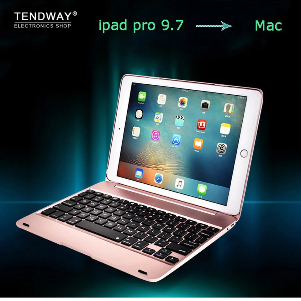 Tendway Wireless bluetooth Keyboard Cover Case for Apple ipad Pro 9.7 Case Top Flip Tablet Case for ipad Air 2
Tendway Wireless bluetooth Keyboard Cover Case for Apple ipad Pro 9.7 Case Top Flip Tablet Case for ipad Air 2