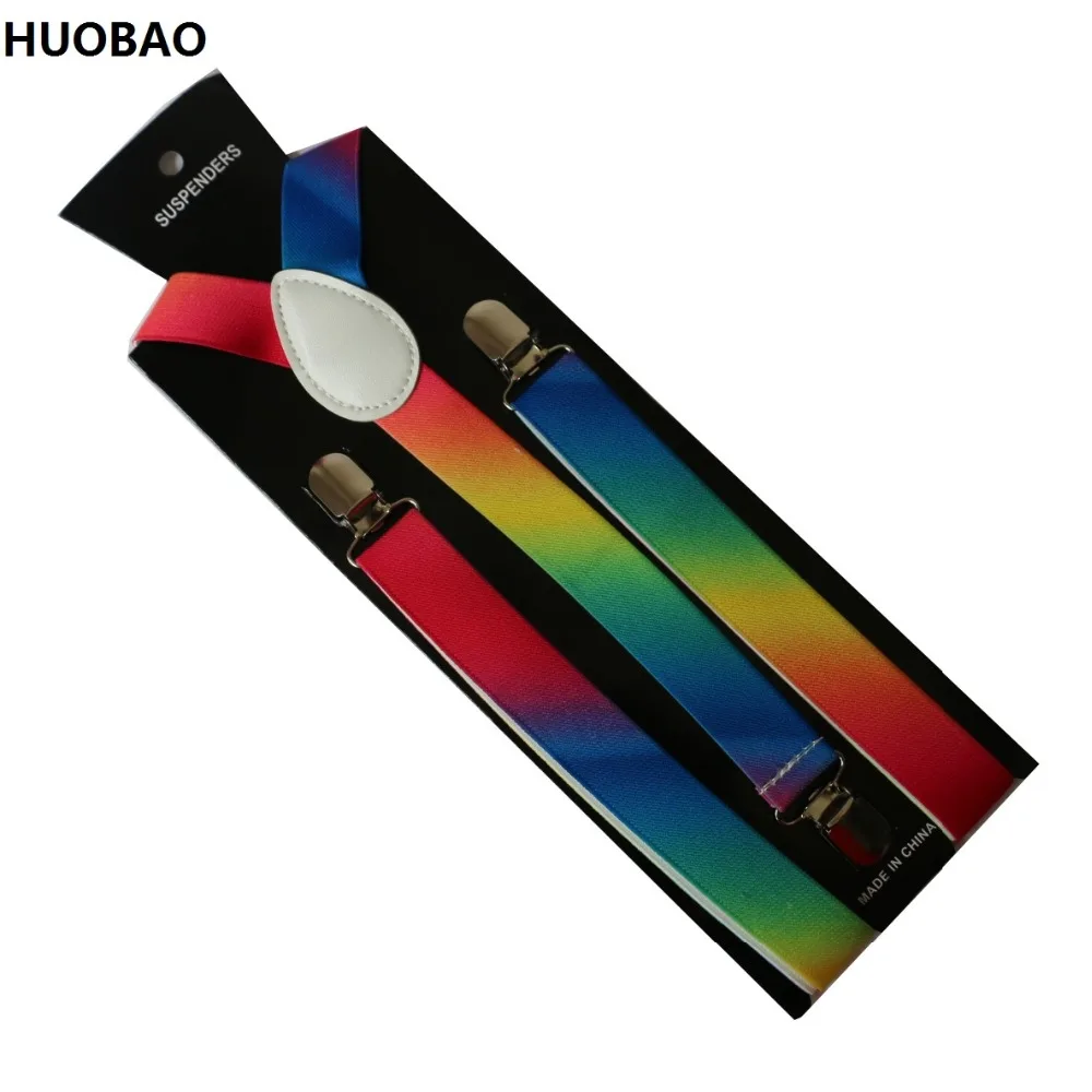 2017 New 2.5cm Wide Adjustable Clip on Fashion Rainbow Color Suspenders For Mens Womens
2017 New 2.5cm Wide Adjustable Clip on Fashion Rainbow Color Suspenders For Mens Womens
