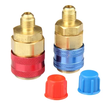 CARBOLE 2pcs A/C R-134a Automotive Air Conditioning Quick Coupler Low & High Side
CARBOLE 2pcs A/C R-134a Automotive Air Conditioning Quick Coupler Low & High Side