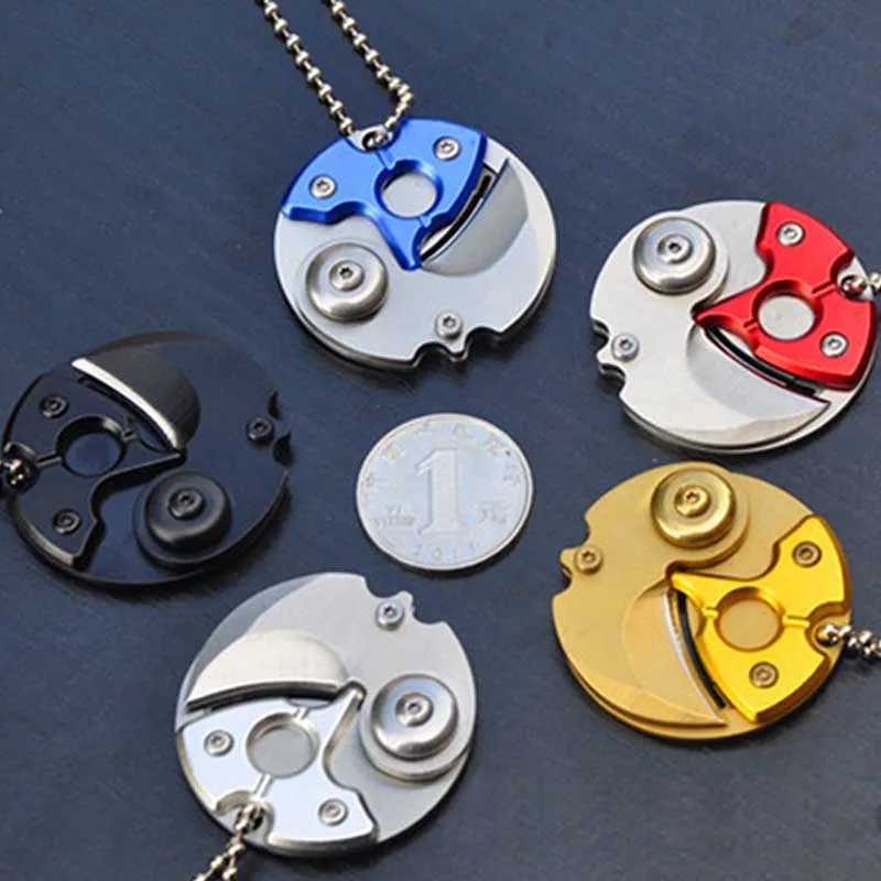 Mini Folding Coin Knife EDC Everyday Carry Tool Small Pocket Knife Keychain with Hanging Key Chain Gift Survival Outdoor
Mini Folding Coin Knife EDC Everyday Carry Tool Small Pocket Knife Keychain with Hanging Key Chain Gift Survival Outdoor