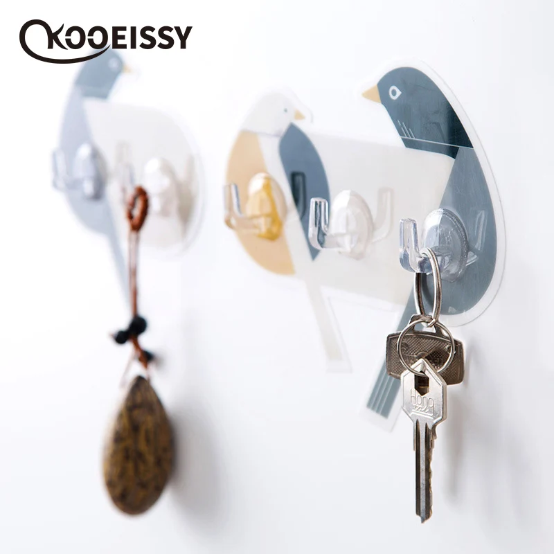 Cartoon Bird Practical Strong Heavy Duty Adhesive Hooks Plastic Hook For Clothes Key Wall Decoration Accessories Umbrella Holder
Cartoon Bird Practical Strong Heavy Duty Adhesive Hooks Plastic Hook For Clothes Key Wall Decoration Accessories Umbrella Holder