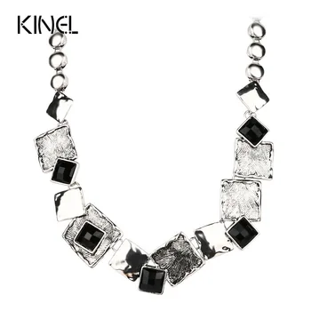 Fashion Statement Necklace 2020 Punk Silver Color Mosaic Black Big Chunky Necklace For Women Famous Brand Jewelry
Fashion Statement Necklace 2020 Punk Silver Color Mosaic Black Big Chunky Necklace For Women Famous Brand Jewelry